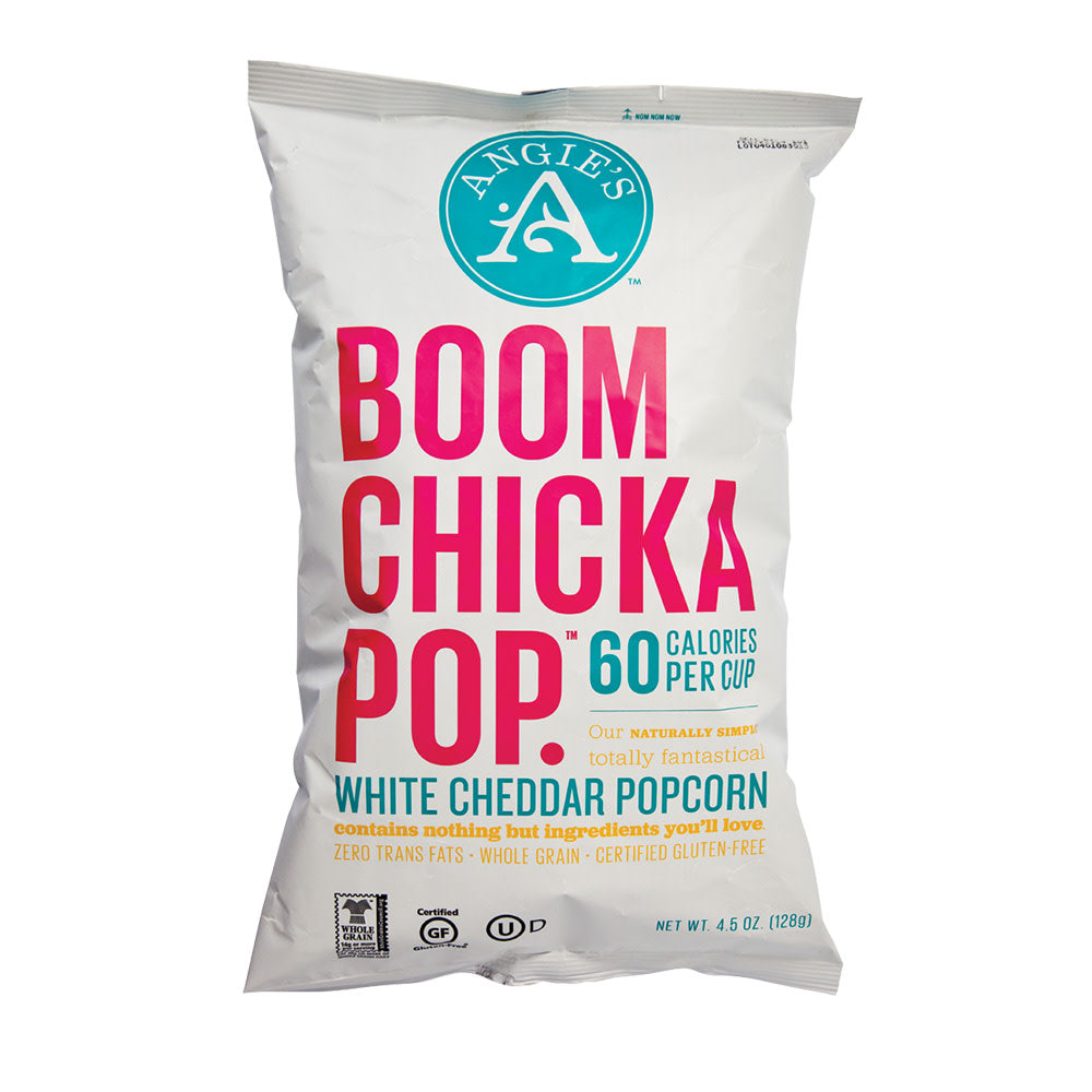 Angie'S Boomchickapop White Cheddar Popcorn 4.5 Oz Bag