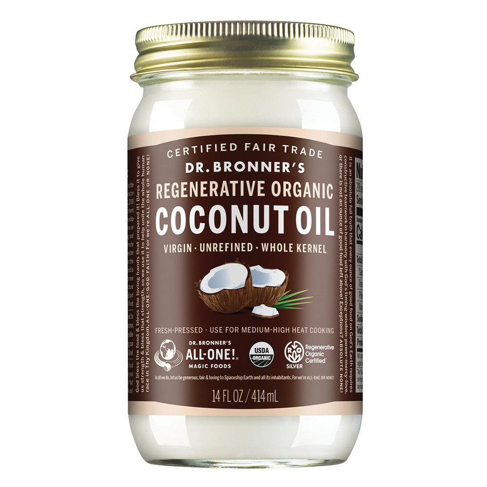 Wholesale Dr. Bronner'S Whole Kernel Coconut Oil 14 Oz Jar-12ct Case Bulk