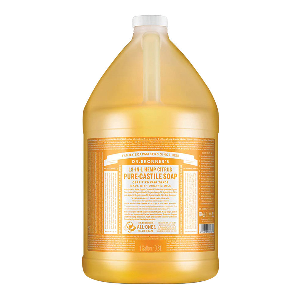 Wholesale Dr. Bronner'S Citrus Castile Soap 1 Gallon Jug-4ct Case Bulk