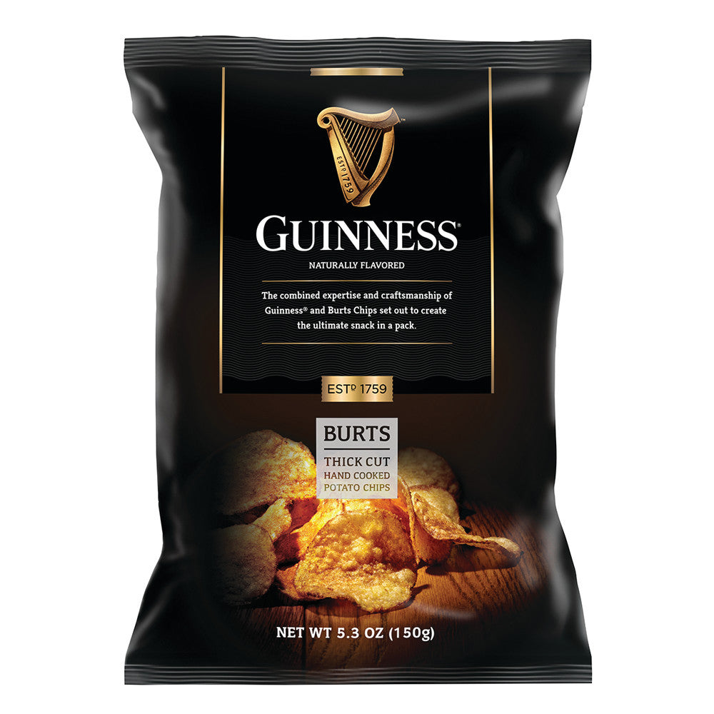 Burts Guinness Original Potato Chips 5.3 Oz Bag