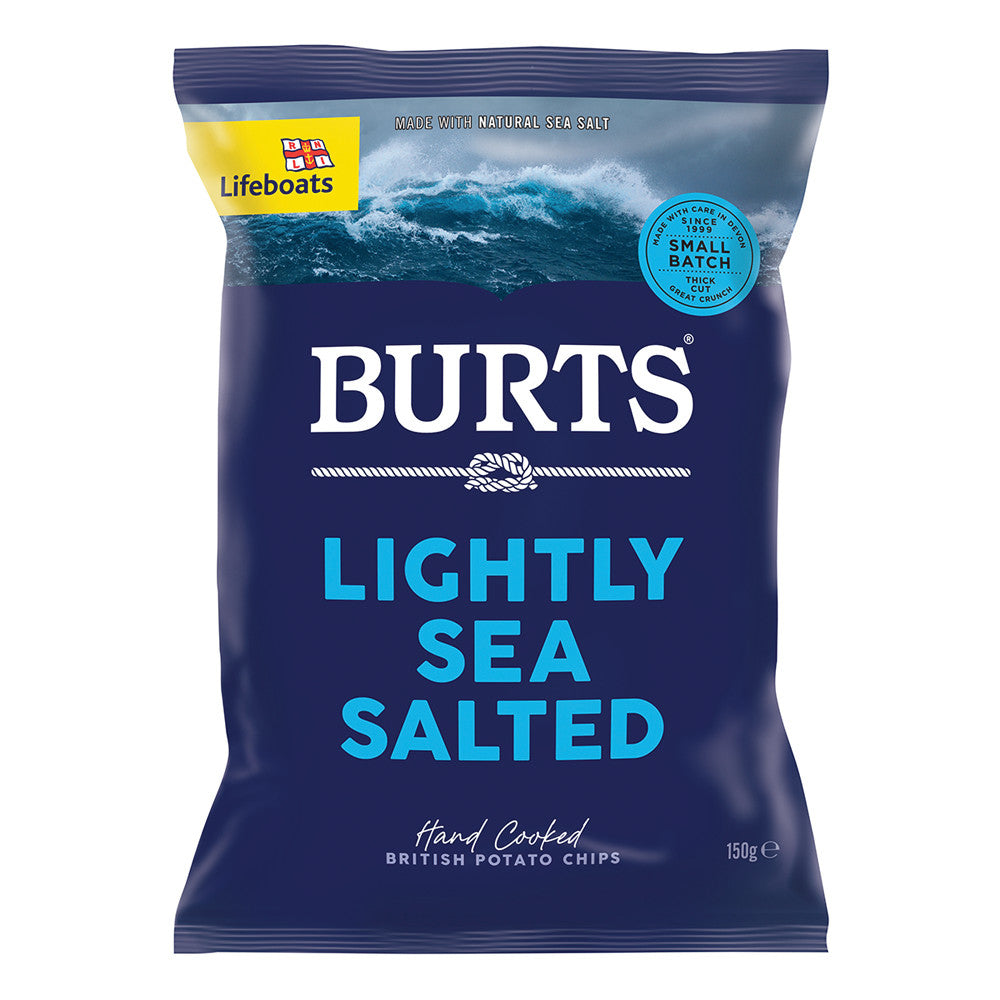 Burts Sea Salt Potato Chips 5.3 Oz Bag