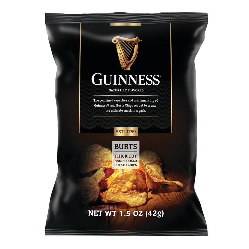 Burts Guinness Original Potato Chips 1.5 Oz Bag