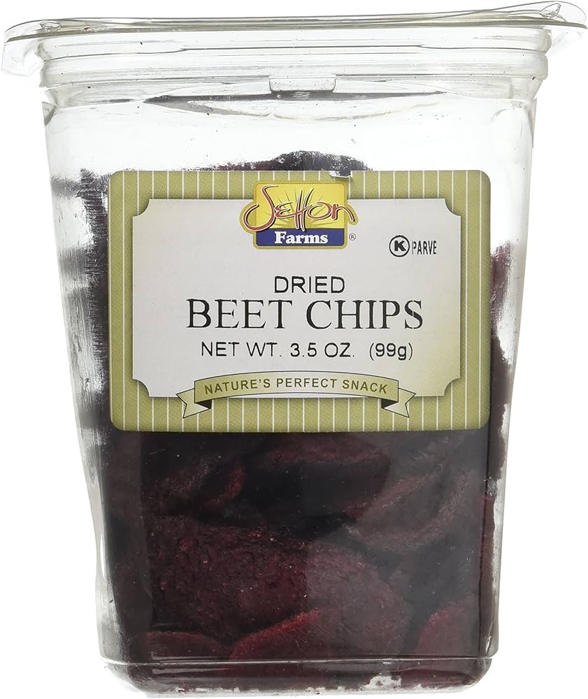 Setton Farms Dried Beet Chips 3.5 Oz Tub