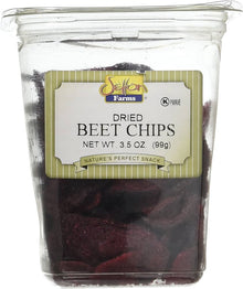 Wholesale Setton Farms Dried Beet Chips 3.5 Oz Tub- Bulk
