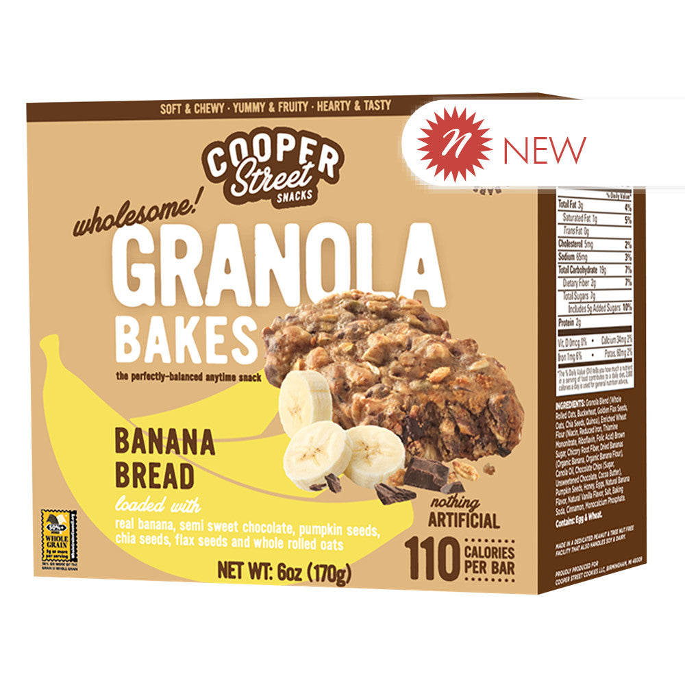 Wholesale Cooper Street Banana Bread Granola Bakes 6 Oz Box- Bulk