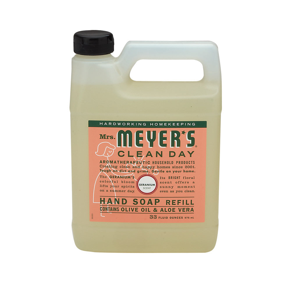 Wholesale Mrs. Meyer'S Geranum Liquid Hand Soap Refill 33 Oz Jug-6ct Case Bulk