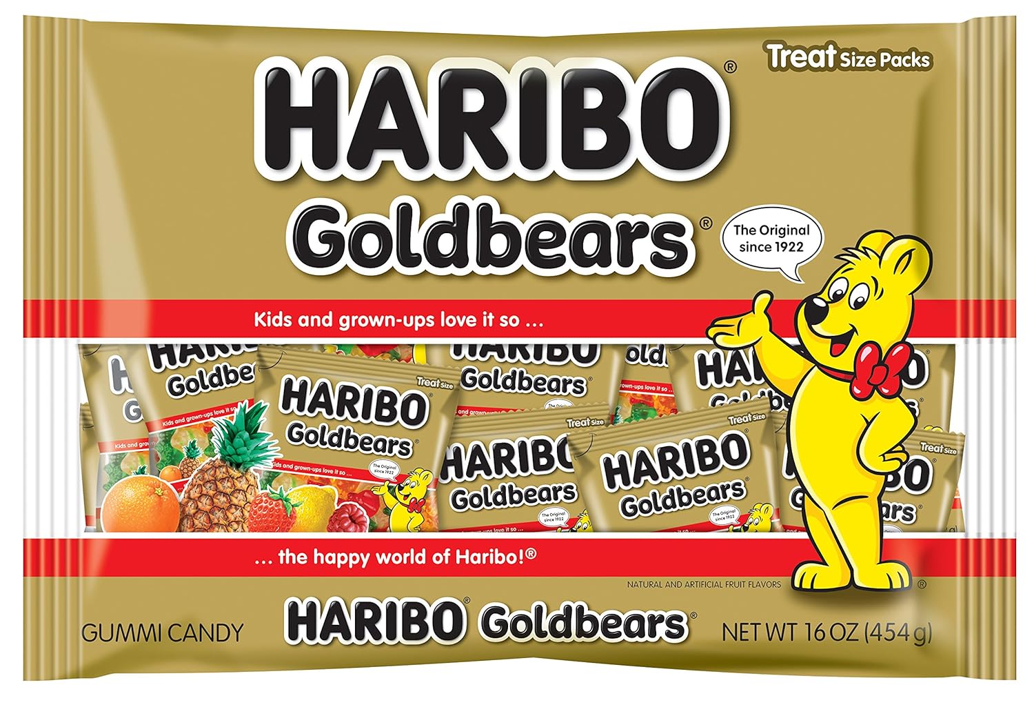 Haribo Mini Gummi Goldbears 16 Oz Bag