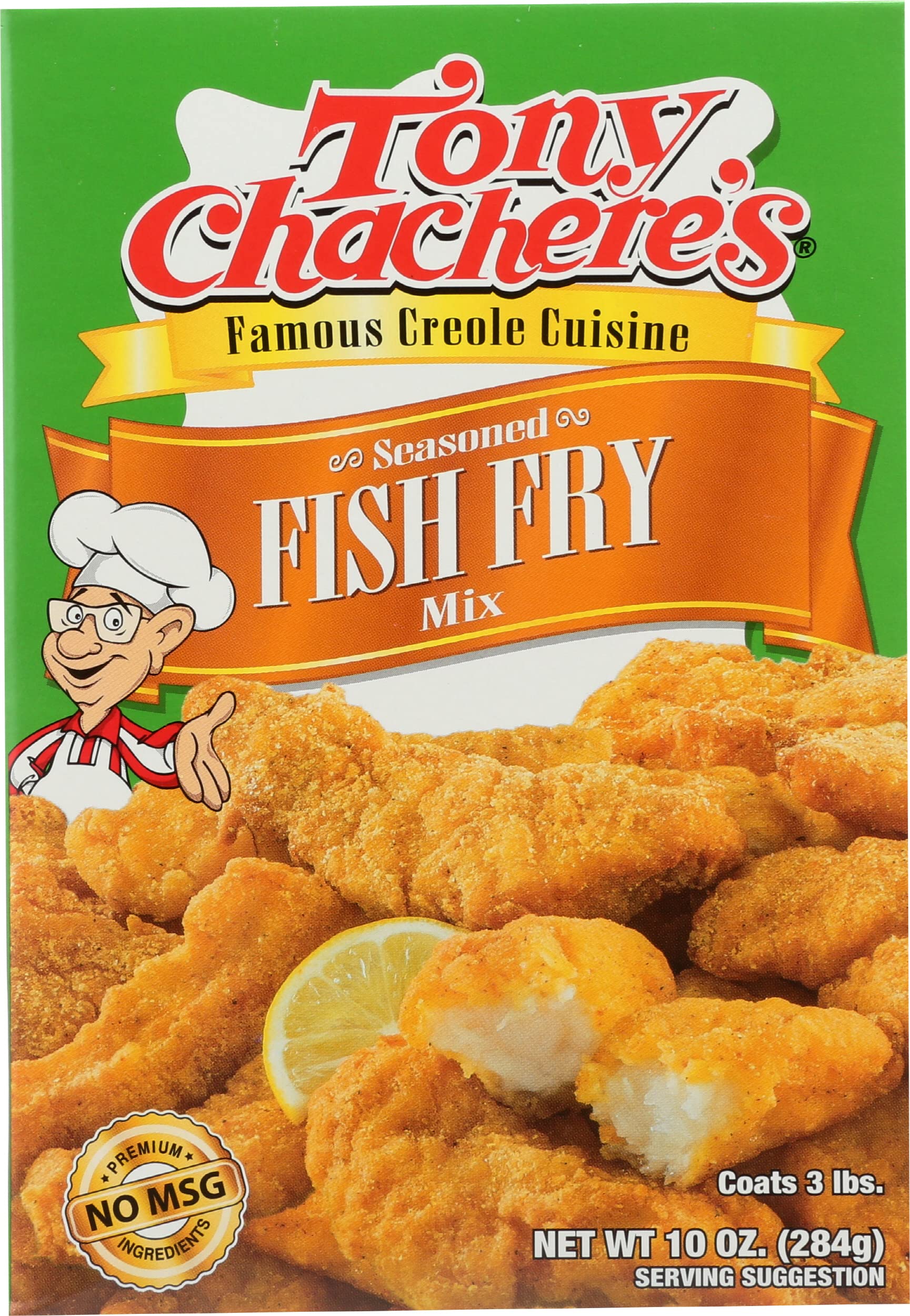 Tony Chacheres Seasoned Fish Fry Mix 10 Oz