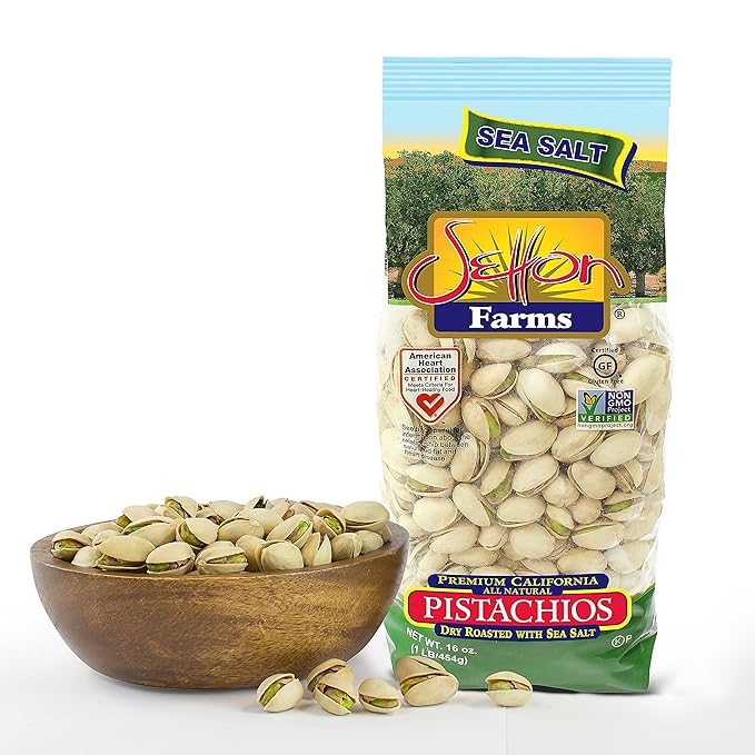 Setton Farms Pistachios Dry Roasted With Sea Salt 1 Lb Bag