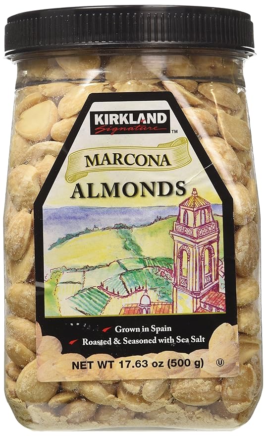 Wholesale Kirkland Marcona Almonds Roasted and Seasoned with Sea Salt 17.63oz 1ct-1ct Case Bulk