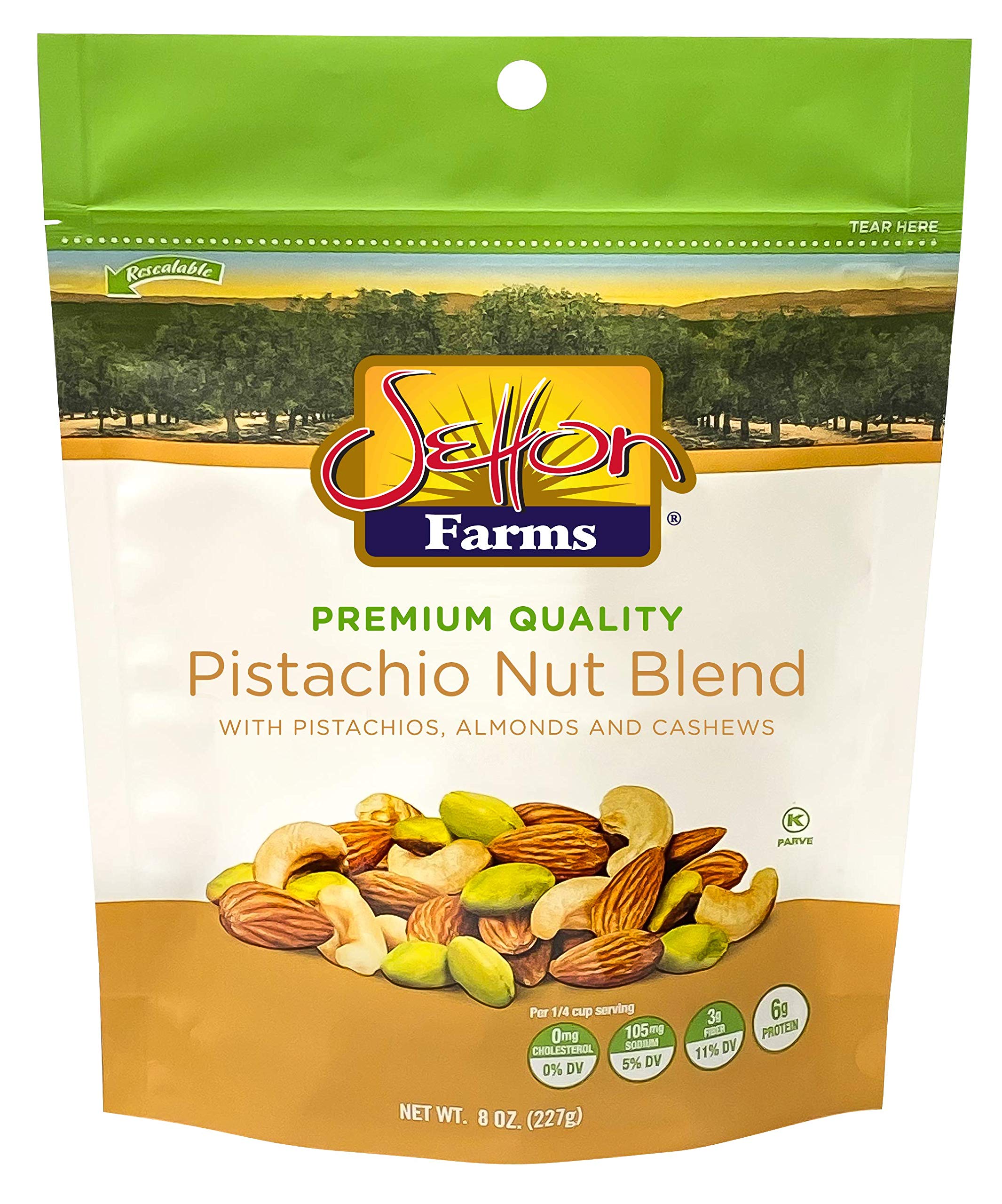 Setton Farms Premium Pistachio Nut Blend 8 Oz Bag