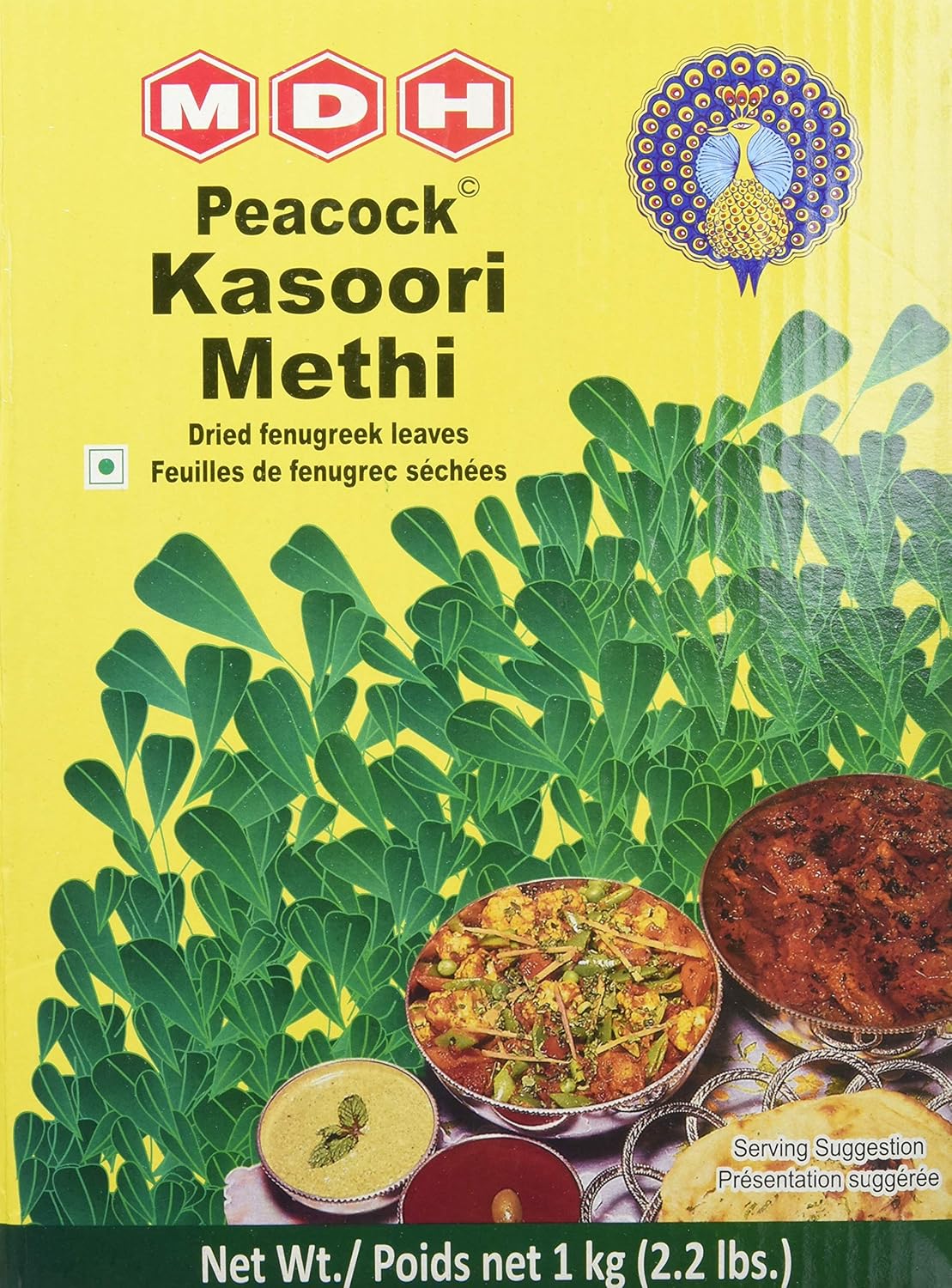 Wholesale MDH Kasuri Methi 2.2 lb-6 Ct Case Bulk