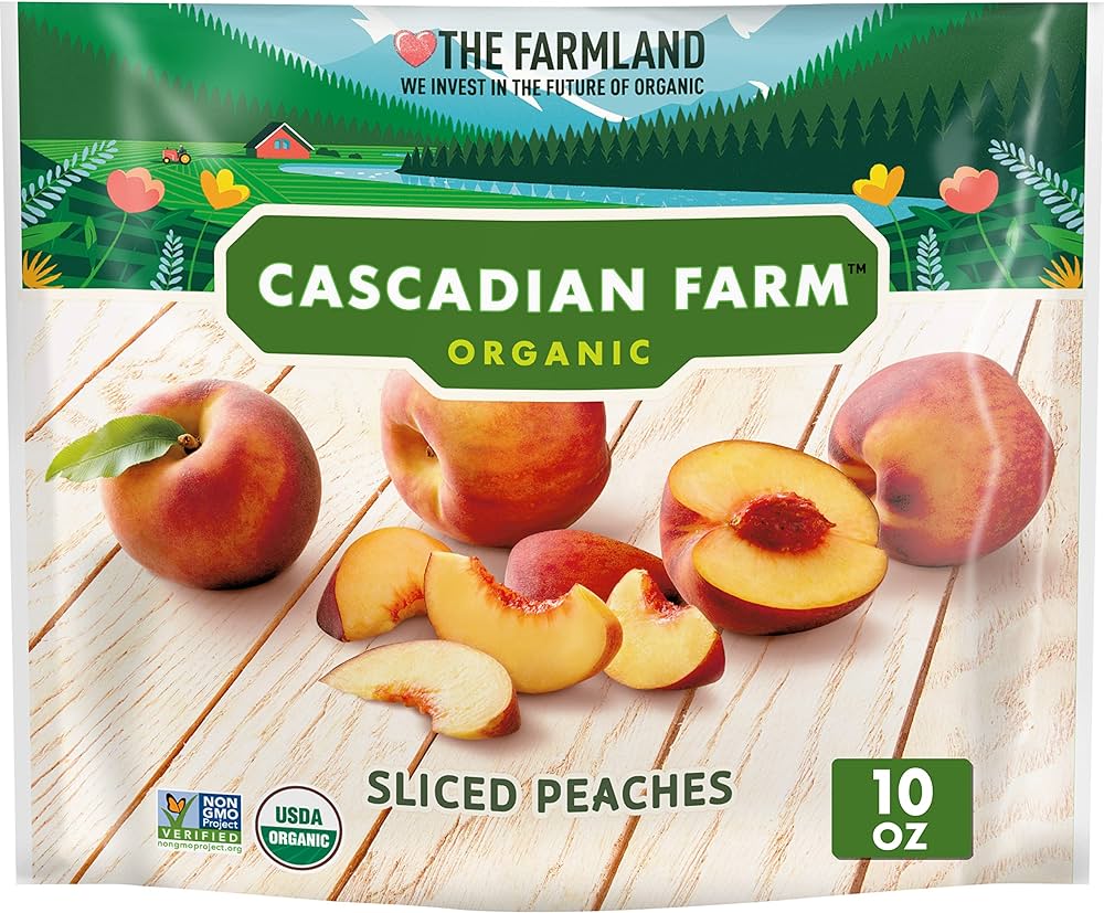 Cascadian Farm Organic Premium Sliced Peaches 10 Oz Bag