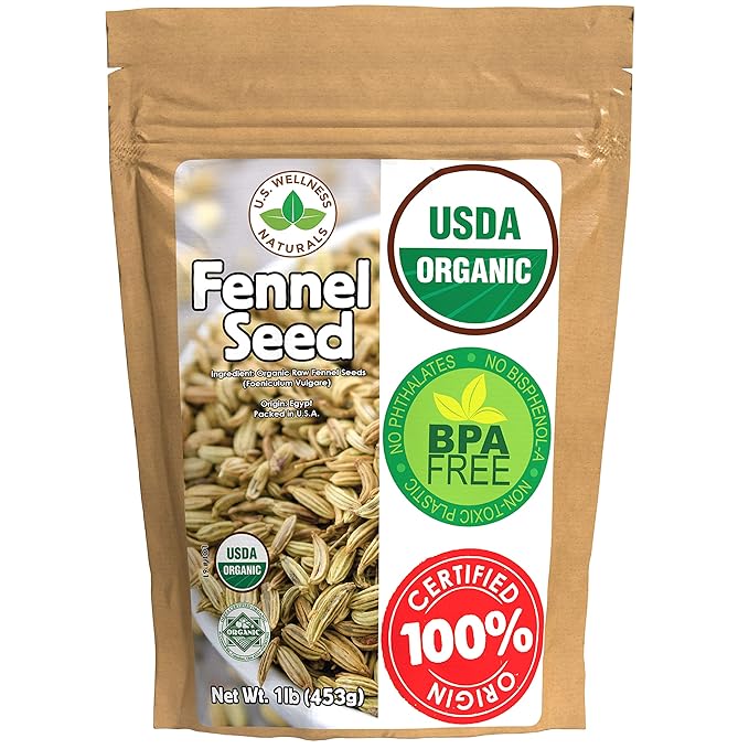 Wholesale Fennel Seed 100% Organic Egyptian Fenne 1lb 1ct- Bulk