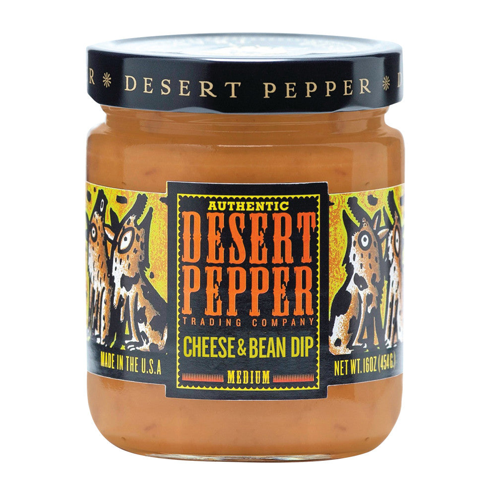 Desert Pepper Cheese & Bean Dip 16 Oz Jar