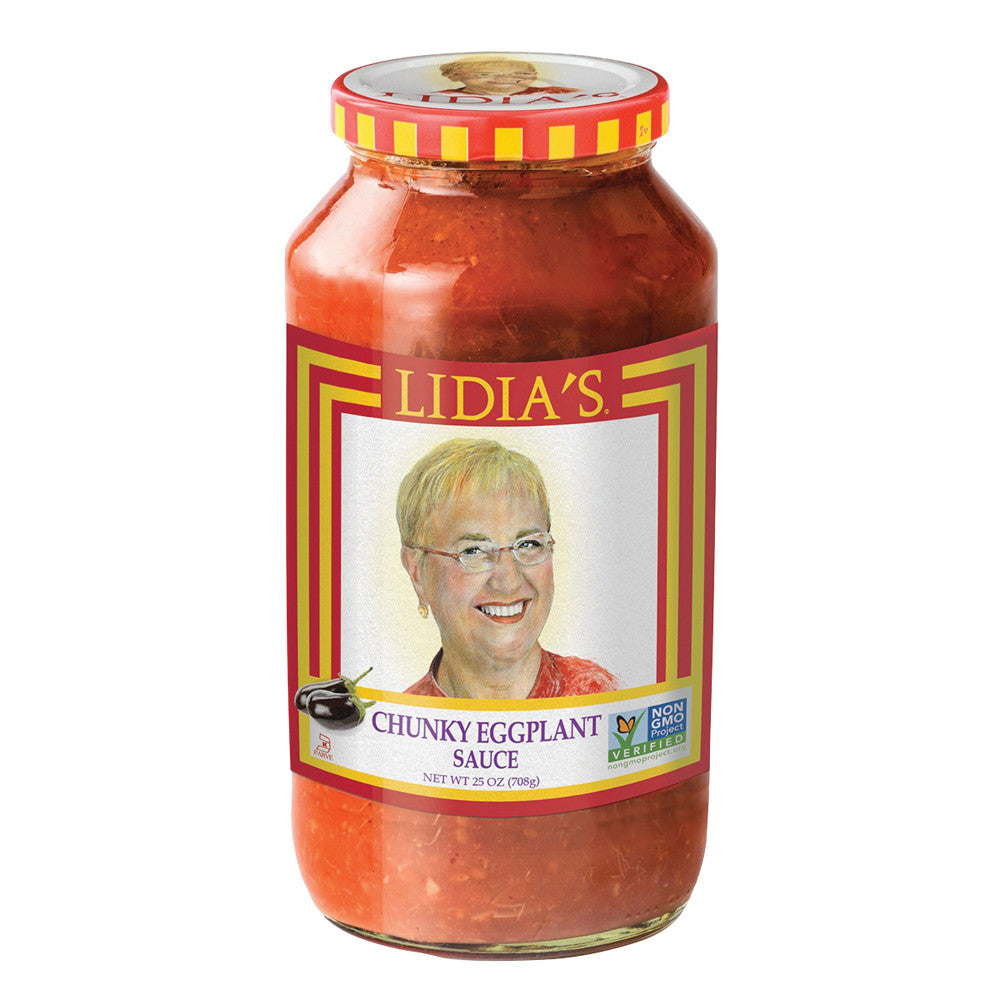 Wholesale Lidia'S Chunky Eggplant Pasta Sauce 25 Oz Jar-6ct Case Bulk