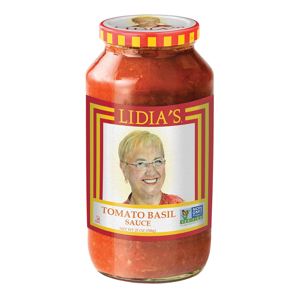 Wholesale Lidia'S Tomato Basil Pasta Sauce 25 Oz Jar-6ct Case Bulk