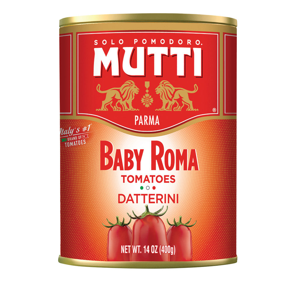 Wholesale Mutti Baby Roma Tomatoes 14 Oz Can- Bulk