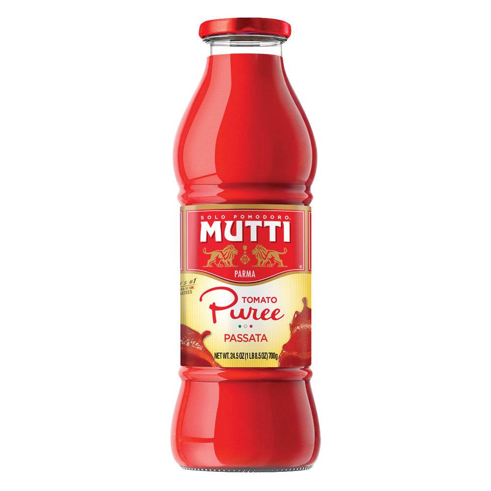 Wholesale Mutti Passatta Tomato Puree 24.5 Oz Bottle-12ct Case Bulk