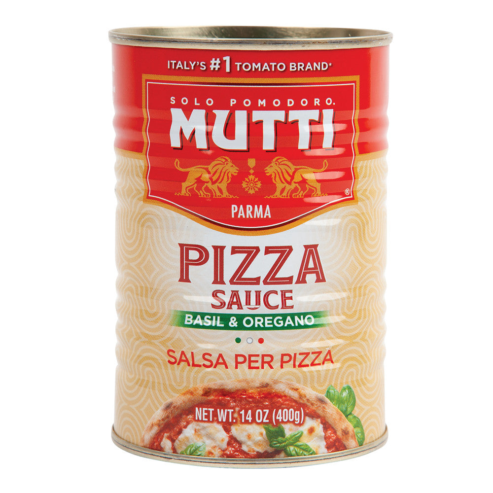 Wholesale Mutti Pizza Sauce With Basil & Oregano 14 Oz Can-6ct Case Bulk