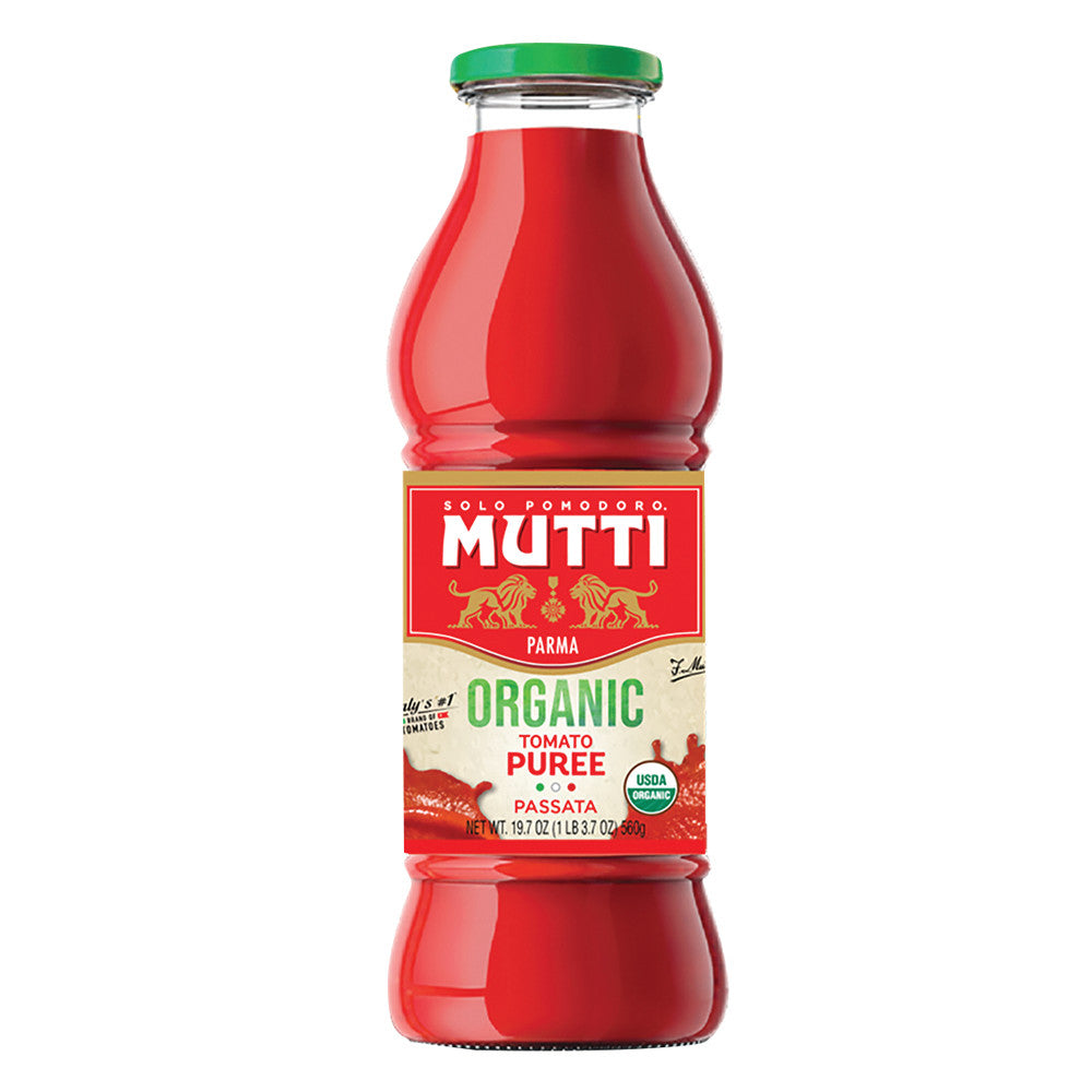 Wholesale Mutti Organic Tomato Puree Passata 19.7 Oz Jar-6ct Case Bulk