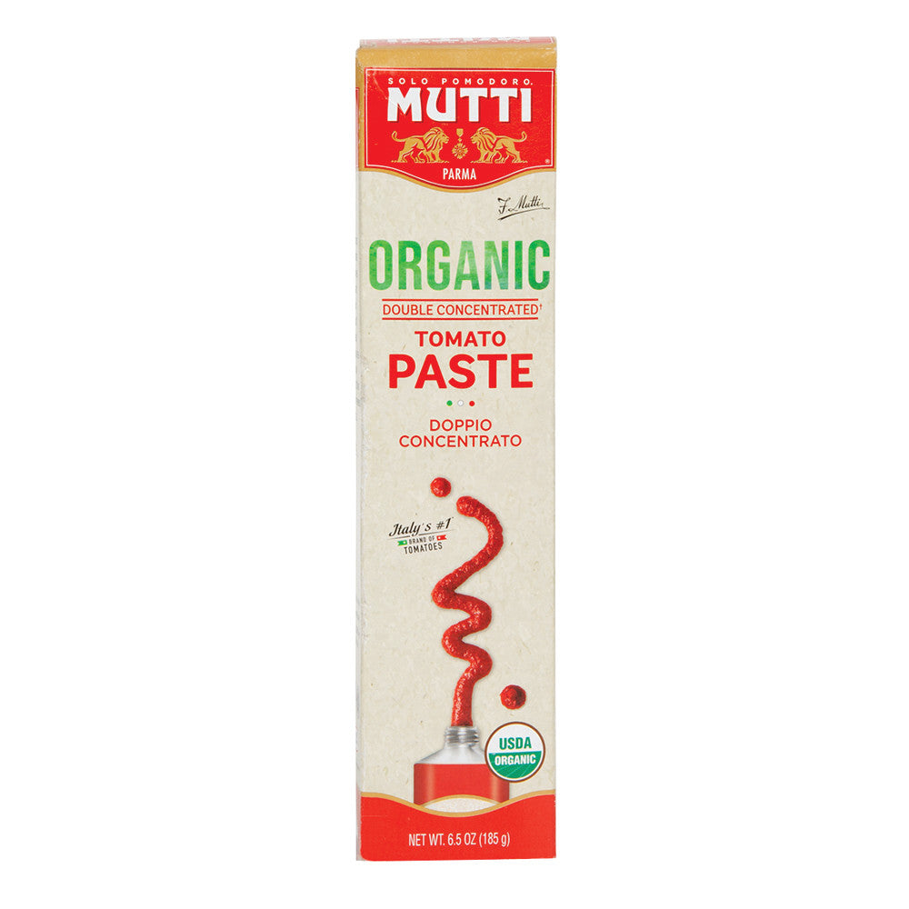 Wholesale Mutti Organic Double Concentrated Tomato Paste 6.5 Oz Box-12ct Case Bulk