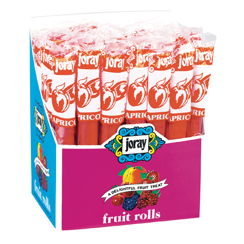 Wholesale Joray Apricot Fruit Rolls 0.75 Oz- Bulk