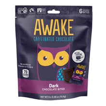 Wholesale Awake Dark Chocolate Bites 2.9 Oz Peg Bag- Bulk