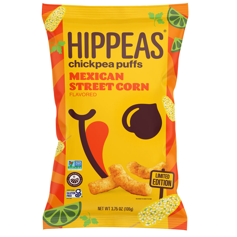 Wholesale Hippeas Mexican Street Corn Puffs 3.75 Oz Bag-12ct Case Bulk