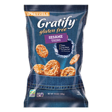 Wholesale Gratify Gluten Free Sesame Pretzel Thins 10.5 Oz Bag- Bulk