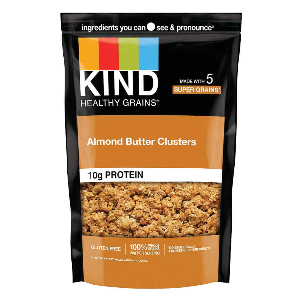 Wholesale Kind Almond Butter Whole Grain Clusters Granola 11 Oz Pouch- Bulk