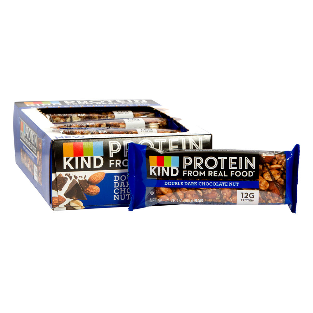 Wholesale Kind Double Dark Chocolate Nut Protein 1.76 Oz Bar- Bulk