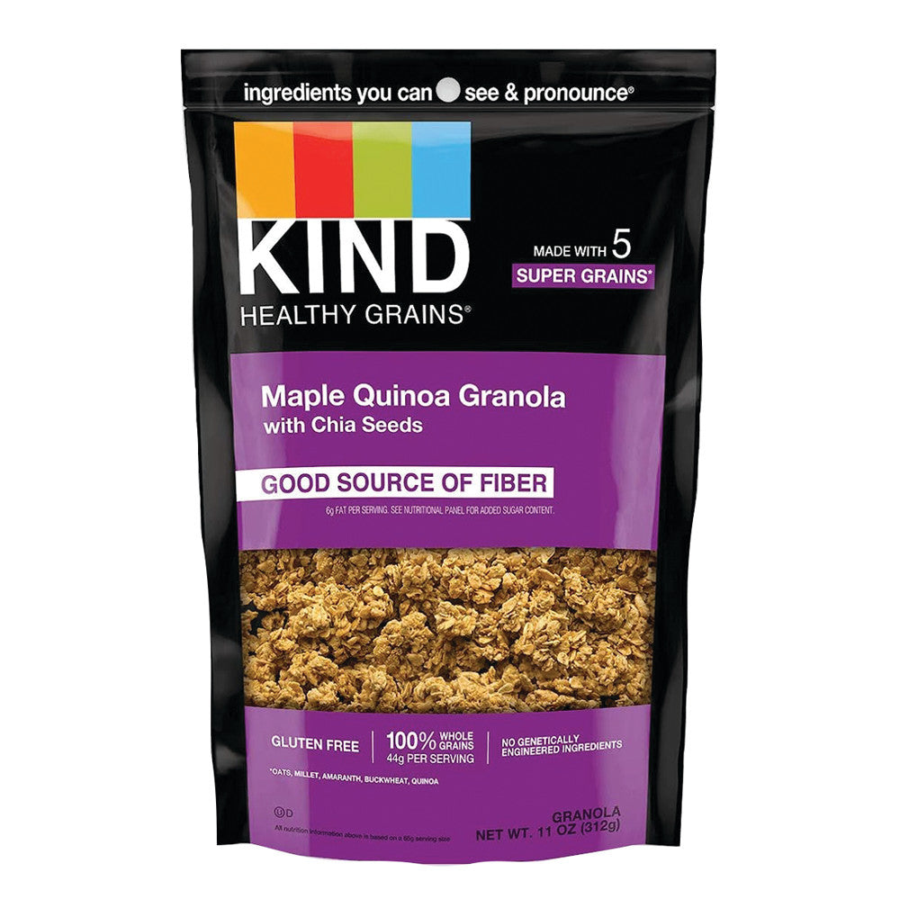 Wholesale Kind Granola Raspberry Clusters With Chia Seed 11 Oz Pouch-6ct Case Bulk