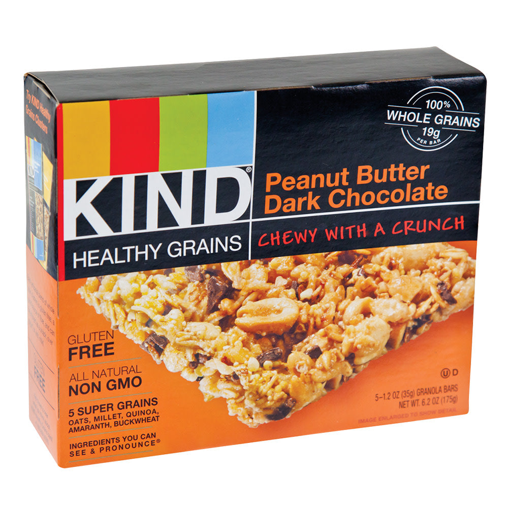 Wholesale Kind Peanut Butter Dark Chocolate Granola Bars 6.2 Oz Box-8ct Case Bulk