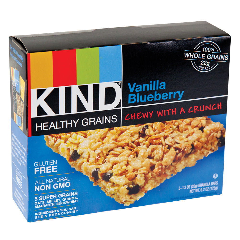 Wholesale Kind Vanilla Blueberry Granola Bars 5 Pc 6.2 Oz Box-8ct Case Bulk