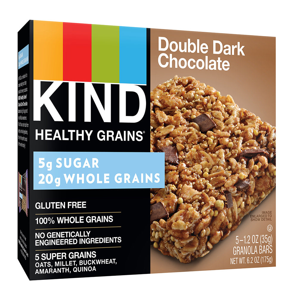 Wholesale Kind Double Dark Chocolate Granola Bar 5 Pc 6.2 Oz-8ct Case Bulk