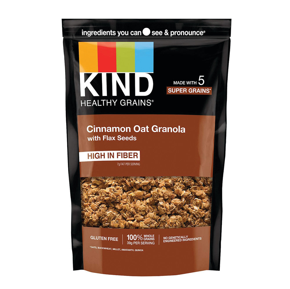 Wholesale Kind Cinnamon Oats Granola Clusters 11 Oz Pouch-6ct Case Bulk