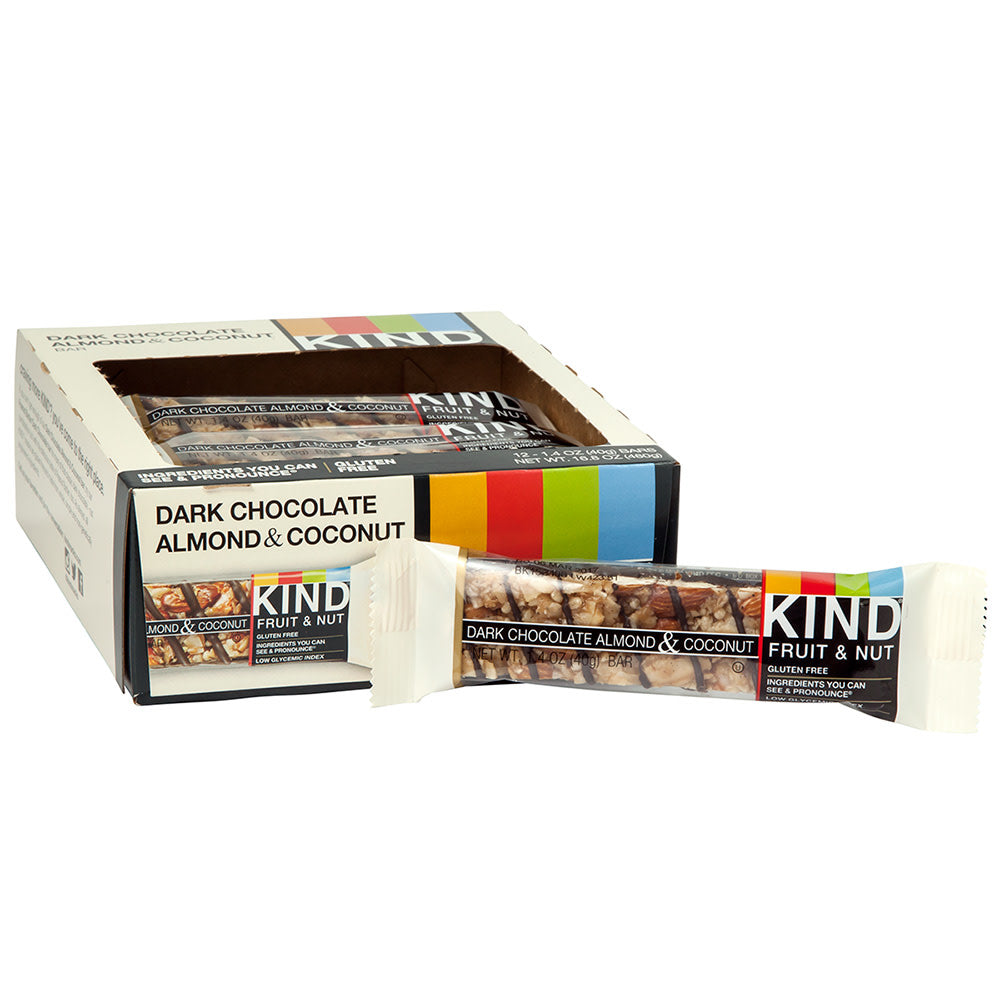 Wholesale Kind Dark Chocolate Almond And Coconut 1.4 Oz Bar- Bulk