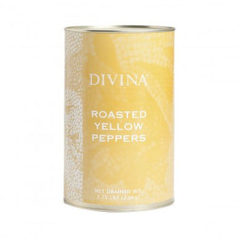 Divina Roasted Yellow Peppers 5.75lb