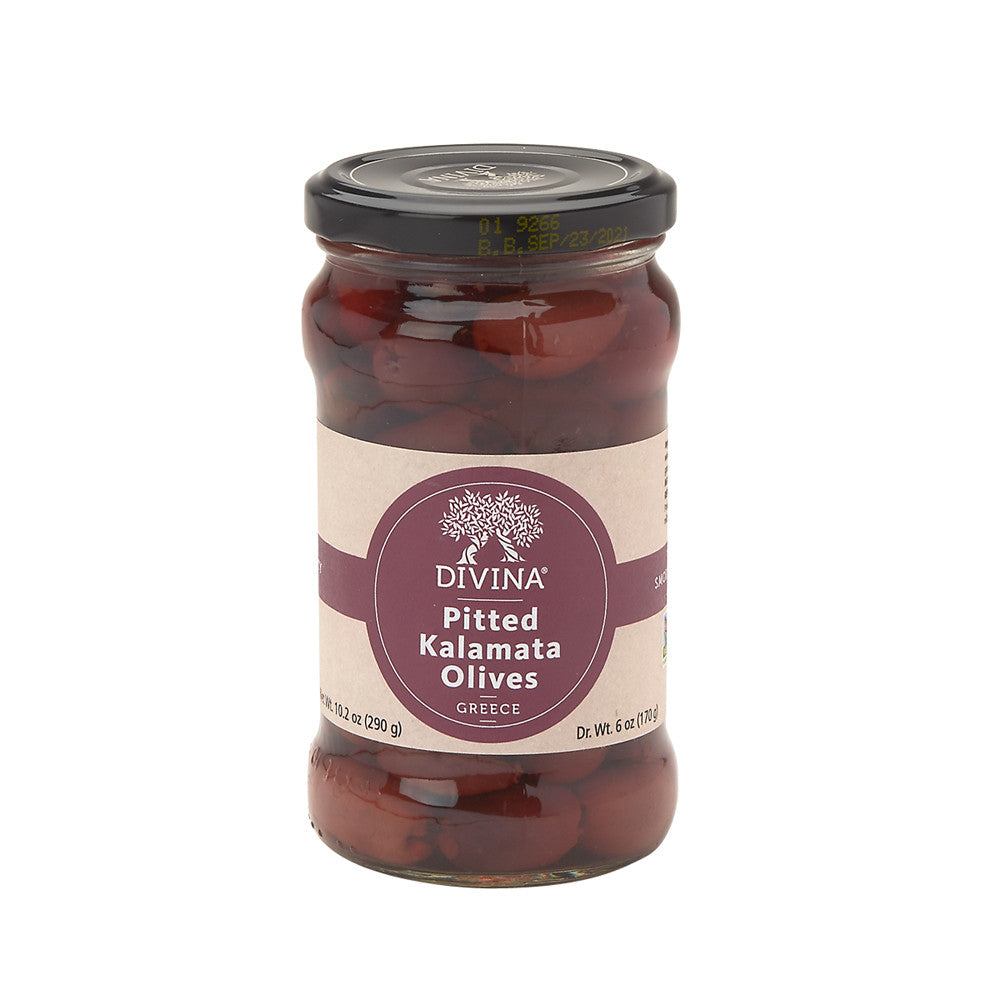 Wholesale Divina Pitted Kalamata Olives 6 Oz Jar- Bulk