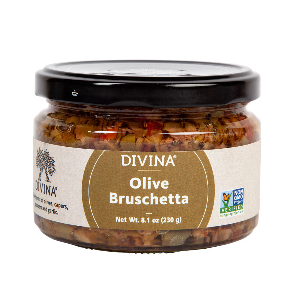Wholesale Divina Olive Bruschetta 8.1 Oz Jar- Bulk