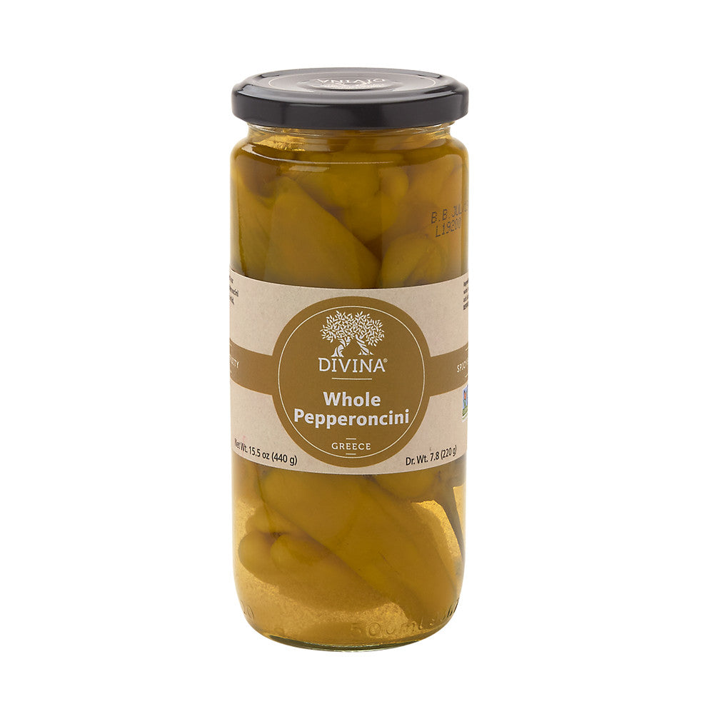 Wholesale Divina Pepperoncini 7.75 Oz Jar- Bulk