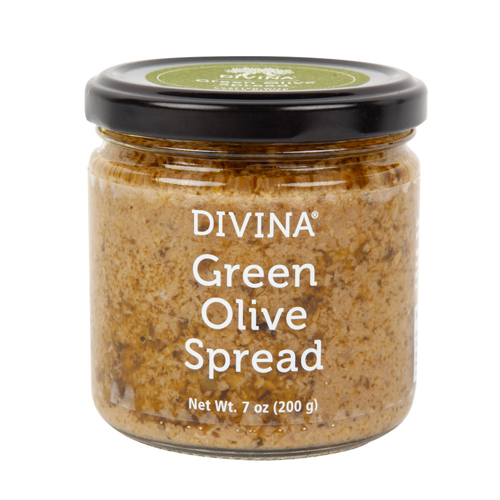 Divina Green Olive Spread 7 Oz Jar