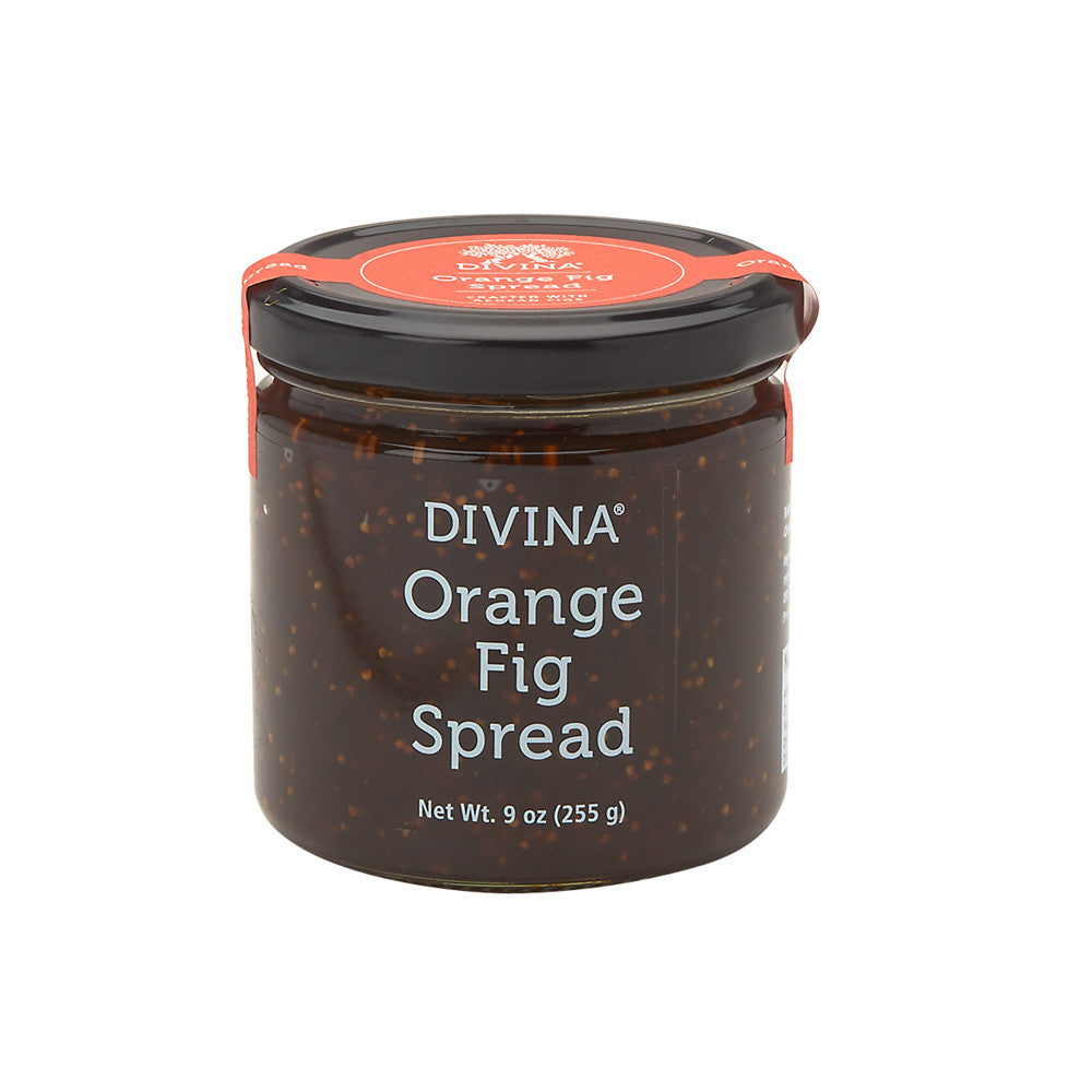 Divina Orange Fig Spread 9 Oz Jar