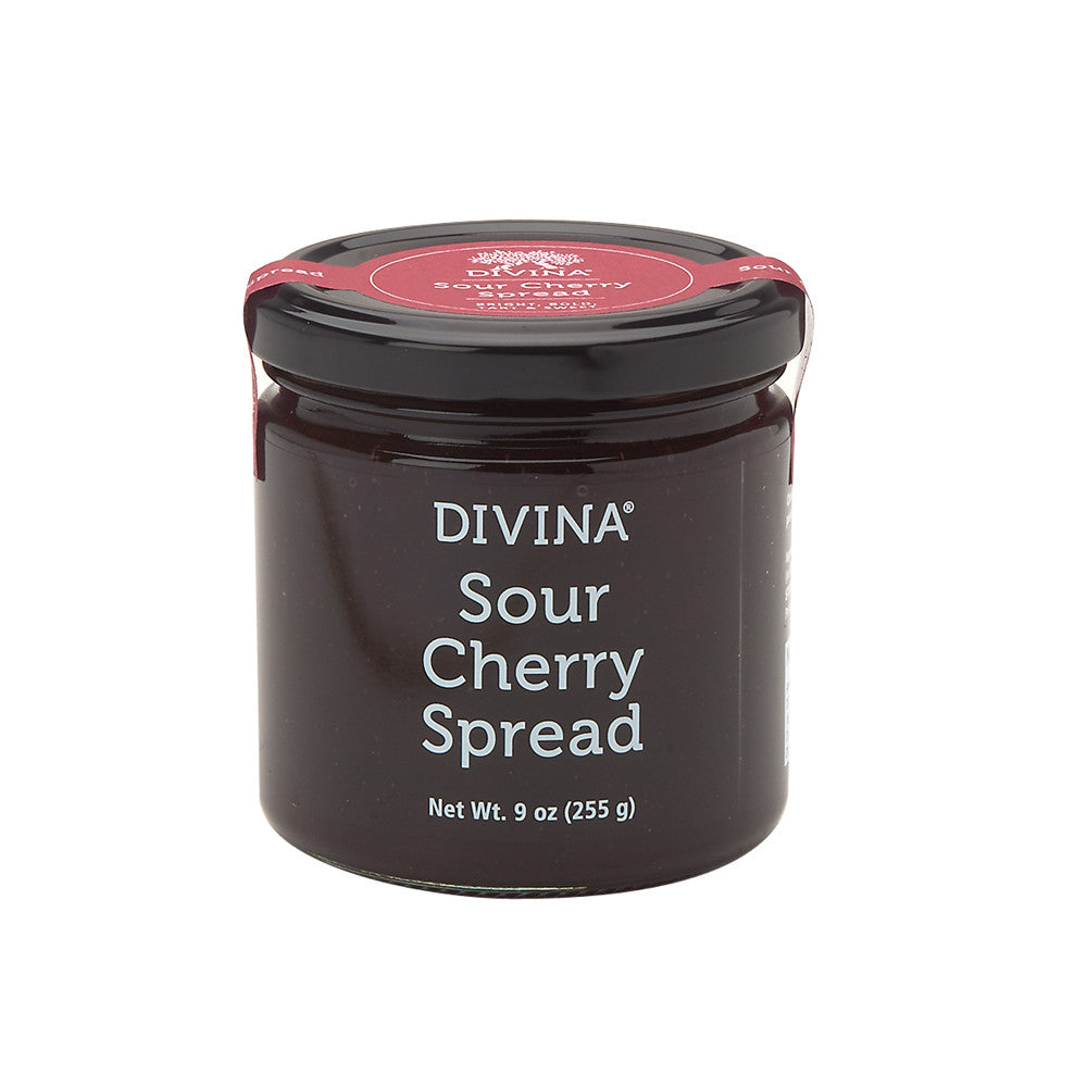 Divina Sour Cherry Spread 9 Oz Jar