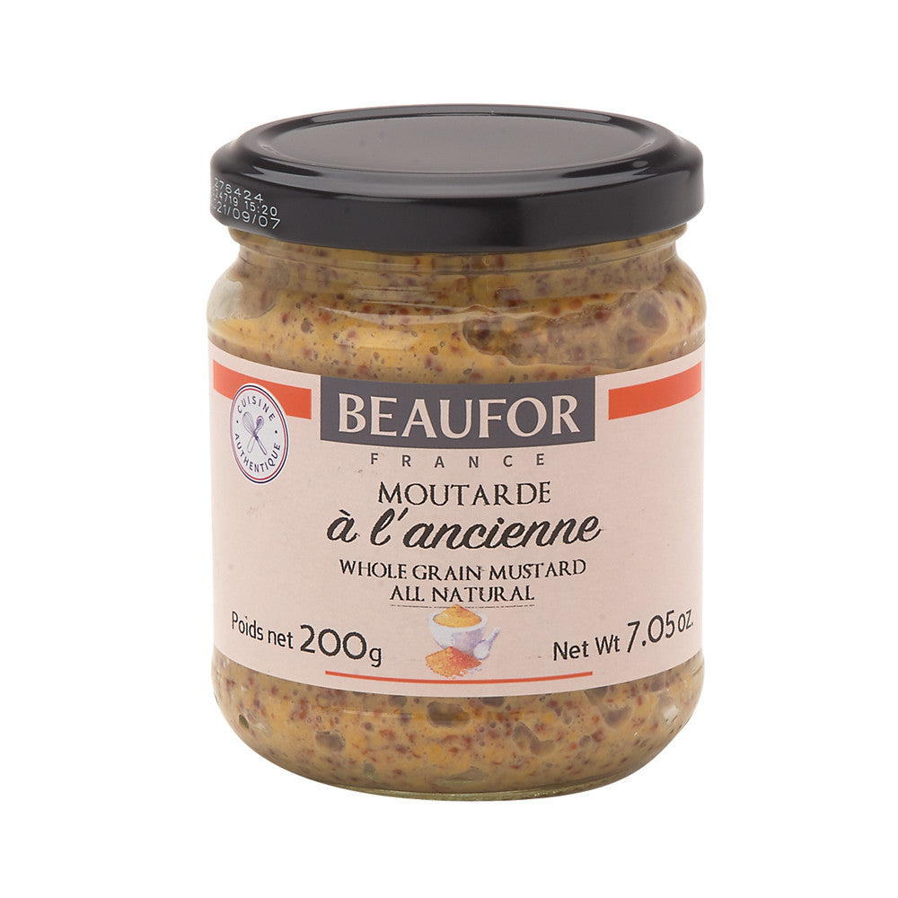 Wholesale Beaufor A L'Ancienne Whole Grain Mustard 7.05 Oz Jar- Bulk