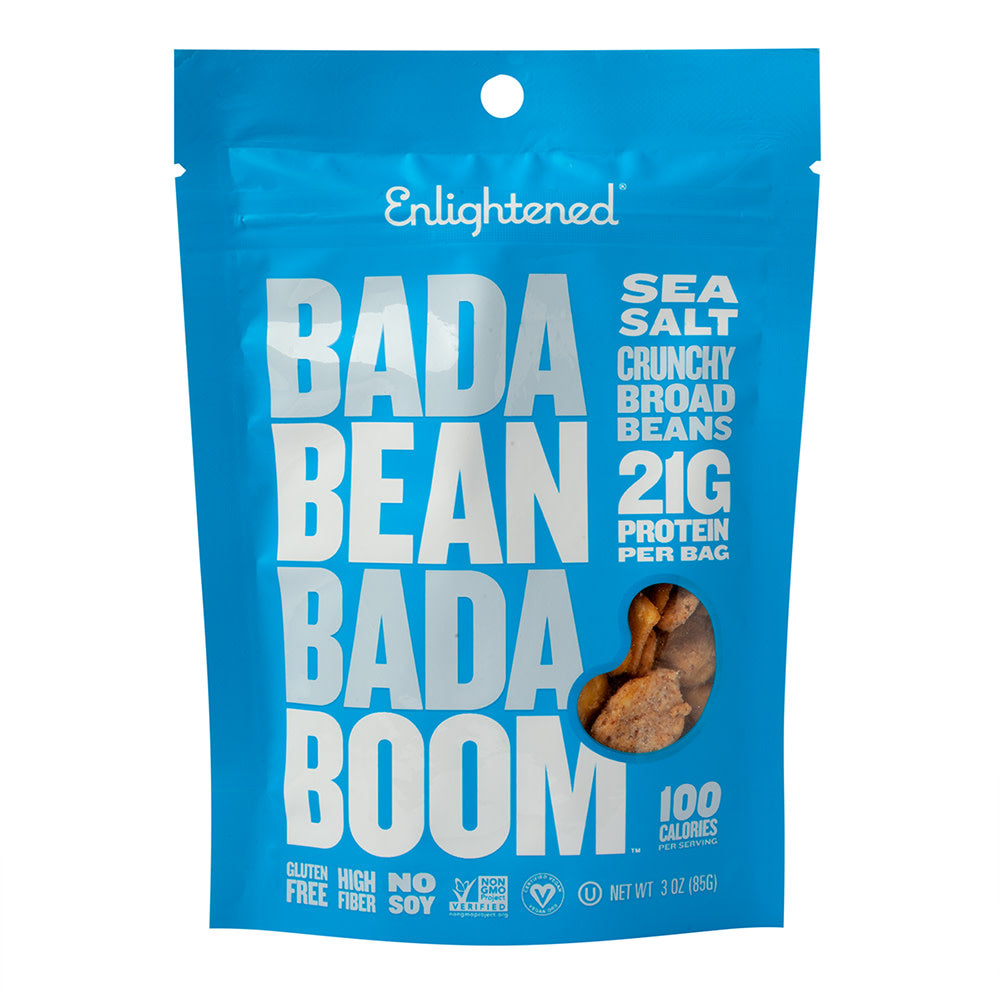 Enlightened Bada Bean Bada Boom Sea Salt 3 Oz Pouch