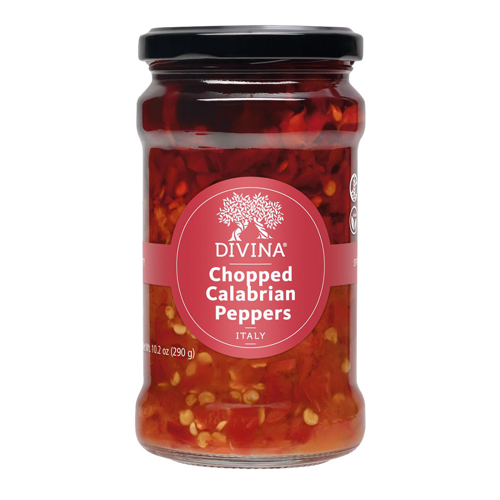 Wholesale Divina Calabrian Peppers 10.6 Oz Jar- Bulk