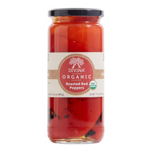 Wholesale Divina Organic Fire Roasted Sweet Peppers 16.2 Oz Jar- Bulk