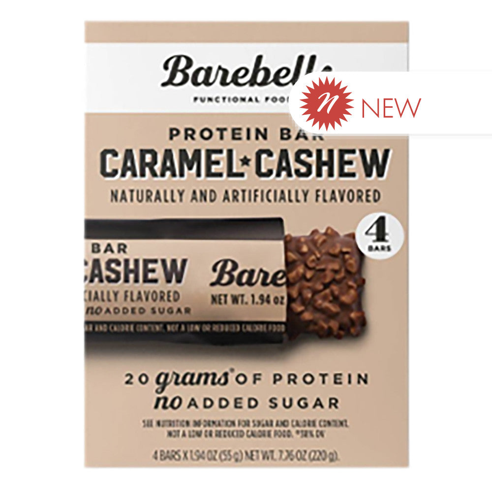 Wholesale Barebells - Cashew Bars (4Ct) - 7.76Oz- Bulk